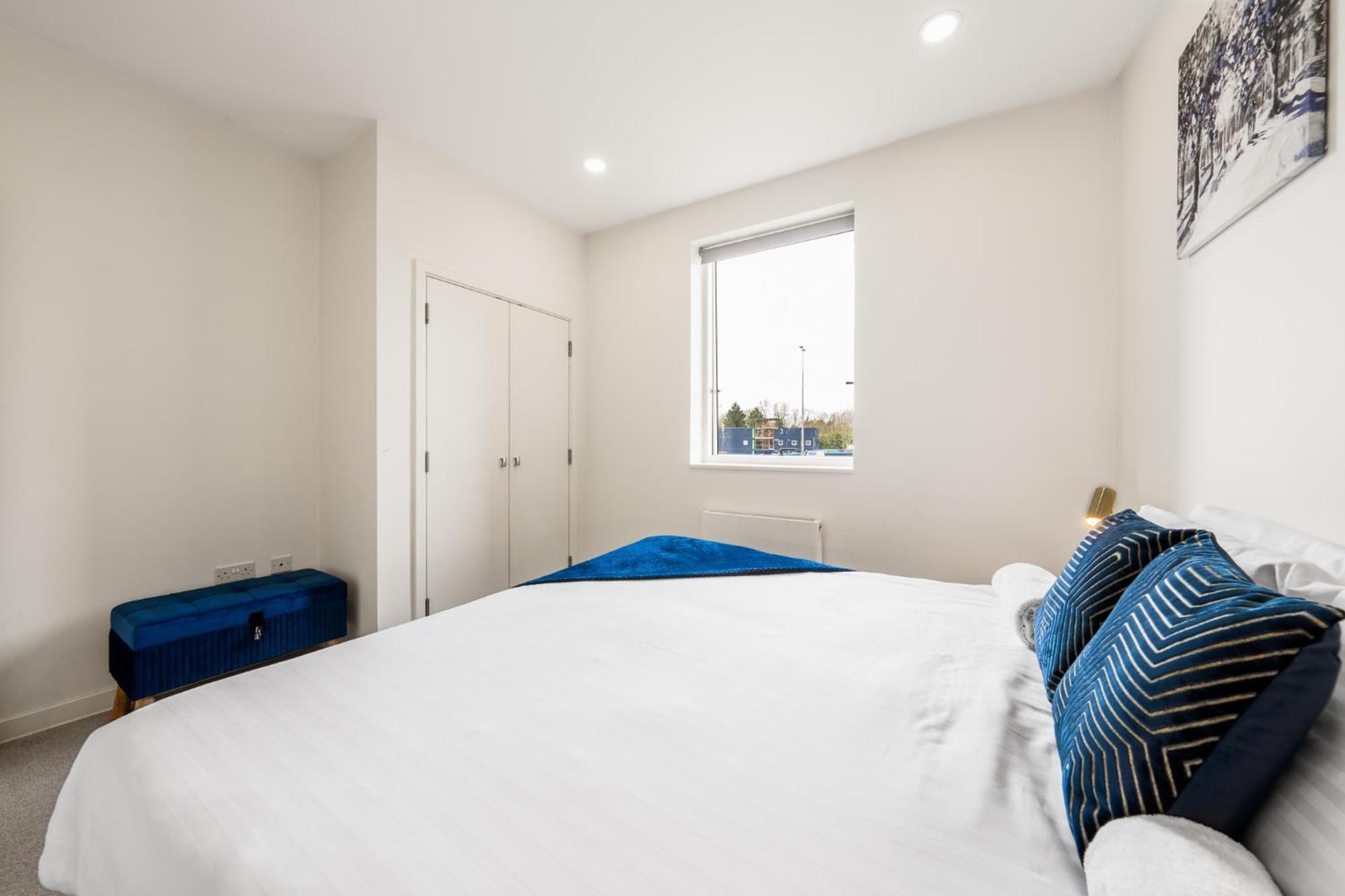 Luxury 1 Bedroom Serviced Apartment With Roof Terrace & Gym Stevenage Kültér fotó