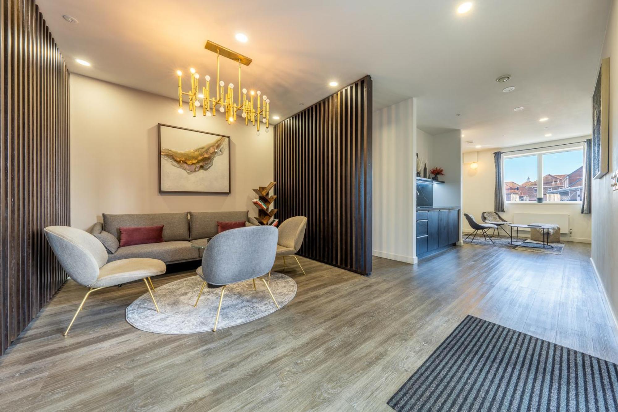 Luxury 1 Bedroom Serviced Apartment With Roof Terrace & Gym Stevenage Kültér fotó